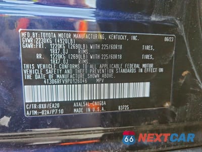 Zdjęcie 14 z 14 samochodu: 2023 TOYOTA RAV4 LIMITED VIN:4T3D6RFV9PU126046 - miniatura