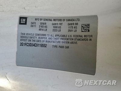 Zdjęcie 13 z 13 samochodu: 2012 CHEVROLET CAMARO LT VIN:2G1FC3D34C9119552 - miniatura