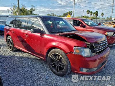 Czwarte zdjęcie samochodu z boku: 2014 FORD FLEX SEL VIN:2FMGK5C89EBD31989 - miniatura
