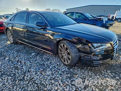 Czwarte zdjęcie samochodu z boku: 2013 AUDI A8 L QUATTRO VIN:WAURGAFD2DN017486 - miniatura
