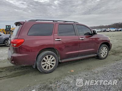 Trzecie zdjęcie samochodu z tyłu: 2011 TOYOTA SEQUOIA PLATINUM VIN:5TDYY5G16BS034807 - miniatura