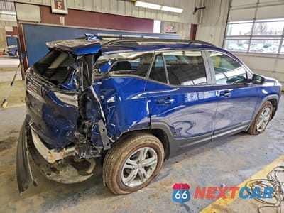 Trzecie zdjęcie samochodu z tyłu: 2022 GMC TERRAIN SLE VIN:3GKALMEV2NL229138 - miniatura