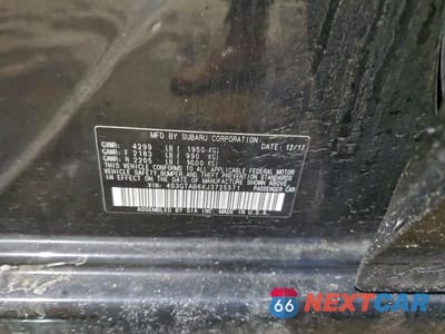 Zdjęcie 12 z 12 samochodu: 2018 SUBARU IMPREZA PREMIUM VIN:4S3GTAB6XJ3725571 - miniatura