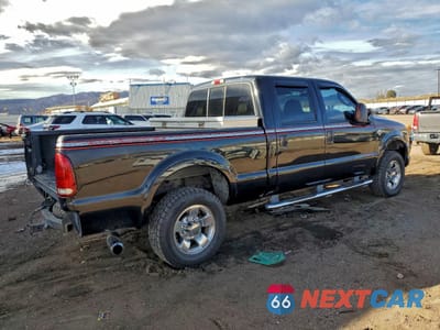 Trzecie zdjęcie samochodu z tyłu: 2004 FORD F250 SUPER DUTY VIN:1FTNW21P24EB55251 - miniatura