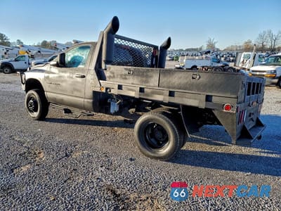 Drugie zdjęcie samochodu z przodu: 2003 DODGE RAM 3500 FLATBED TRUCK VIN:3D7MA46C43G785507 - miniatura