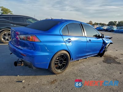 Trzecie zdjęcie samochodu z tyłu: 2012 MITSUBISHI LANCER EVOLUTION GSR VIN:JA32W8FV8CU011915 - miniatura