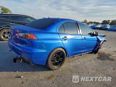 Trzecie zdjęcie samochodu z tyłu: 2012 MITSUBISHI LANCER EVOLUTION GSR VIN:JA32W8FV8CU011915 - miniatura