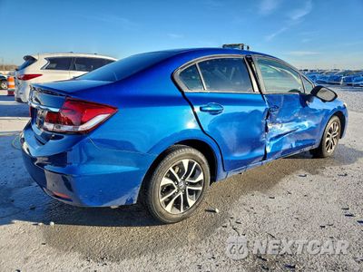 Trzecie zdjęcie samochodu z tyłu: 2015 HONDA CIVIC EX VIN:19XFB2F87FE063352 - miniatura