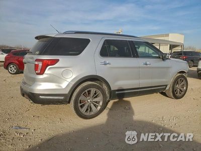 Trzecie zdjęcie samochodu z tyłu: 2018 FORD EXPLORER LIMITED VIN:1FM5K7F86JGB13669 - miniatura
