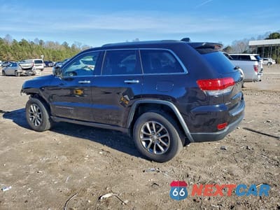 Drugie zdjęcie samochodu z przodu: 2016 JEEP GRAND CHEROKEE LIMITED VIN:1C4RJFBG3GC343380 - miniatura