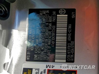 Zdjęcie 12 z 12 samochodu: 2011 TOYOTA CAMRY BASE VIN:4T4BF3EK7BR172400 - miniatura