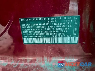 Zdjęcie 12 z 12 samochodu: 2016 VOLKSWAGEN GTI S/SE VIN:3VW4T7AU2GM036165 - miniatura