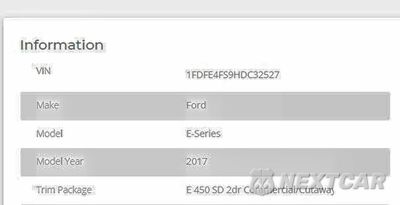 Zdjęcie 10 z 10 samochodu: 2017 FORD ECONOLINE E450 SUPER DUTY CUTAWAY VAN VIN:1FDFE4FS9HDC32527 - miniatura