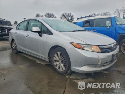 Czwarte zdjęcie samochodu z boku: 2012 HONDA CIVIC LX VIN:19XFB2F53CE327247 - miniatura