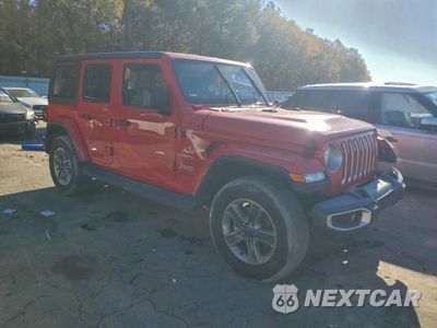 Czwarte zdjęcie samochodu z boku: 2021 JEEP WRANGLER UNLIMITED SAHARA VIN:1C4HJXENXMW624114 - miniatura