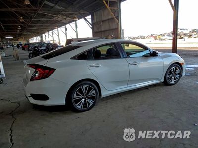 Trzecie zdjęcie samochodu z tyłu: 2018 HONDA CIVIC EX VIN:JHMFC1F32JX014370 - miniatura