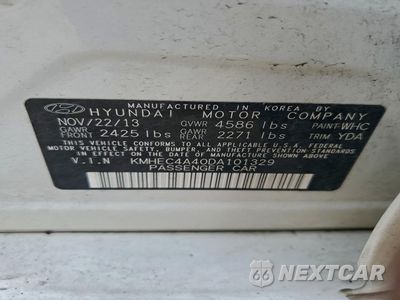 Zdjęcie 12 z 12 samochodu: 2013 HYUNDAI SONATA HYBRID VIN:KMHEC4A40DA101329 - miniatura