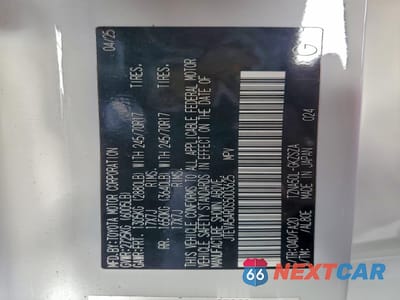 Zdjęcie 13 z 13 samochodu: 2025 TOYOTA 4RUNNER SR5 VIN:JTEVA5AR0S5003625 - miniatura