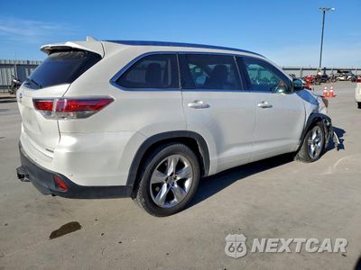 Trzecie zdjęcie samochodu z tyłu: 2015 TOYOTA HIGHLANDER LIMITED VIN:5TDYKRFH6FS099878 - miniatura
