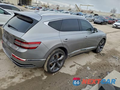 Trzecie zdjęcie samochodu z tyłu: 2025 GENESIS GV80 PRESTIGE VIN:KMUHEESC0SU259170 - miniatura