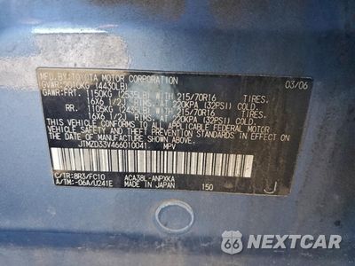 Zdjęcie 13 z 14 samochodu: 2006 TOYOTA RAV4 VIN:JTMZD33V466010041 - miniatura