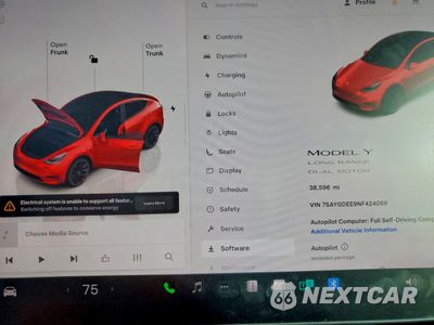 Zdjęcie 9 z 15 samochodu: 2022 TESLA MODEL Y VIN:7SAYGDEE9NF424069 - miniatura