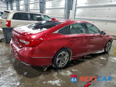 Trzecie zdjęcie samochodu z tyłu: 2018 HONDA ACCORD VIN:1HGCV1F52JA123674 - miniatura