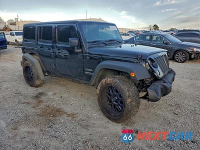 Czwarte zdjęcie samochodu z boku: 2017 JEEP WRANGLER UNLIMITED SPORT VIN:1C4BJWDG3HL674444 - miniatura