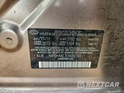 Zdjęcie 12 z 14 samochodu: 2012 HYUNDAI ELANTRA GLS VIN:5NPDH4AE3CH082342 - miniatura