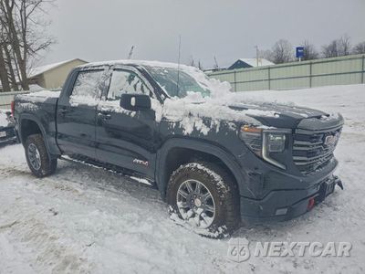 Czwarte zdjęcie samochodu z boku: 2024 GMC SIERRA K1500 AT4 VIN:1GTUUEE85RZ281416 - miniatura