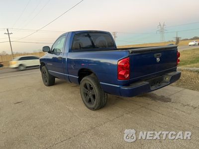 Trzecie zdjęcie samochodu z tyłu: 2007 DODGE RAM 1500 ST VIN:1D7HA16K37J512876 - miniatura