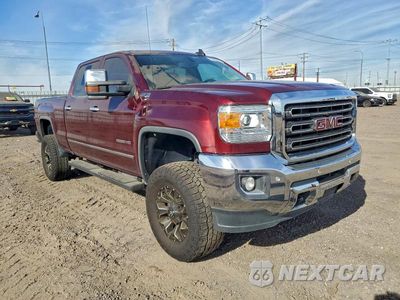 Czwarte zdjęcie samochodu z boku: 2016 GMC SIERRA K2500 SLT VIN:1GT12TE84GF240691 - miniatura