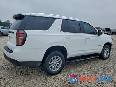 Trzecie zdjęcie samochodu z tyłu: 2023 CHEVROLET TAHOE C1500 LT VIN:1GNSCNKD7PR272636 - miniatura