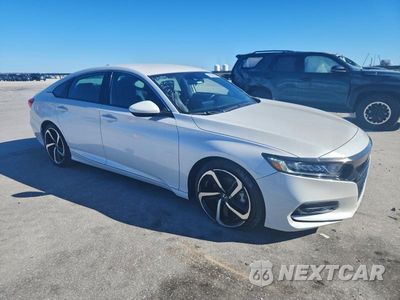 Czwarte zdjęcie samochodu z boku: 2020 HONDA ACCORD SPORT VIN:1HGCV1F3XLA107255 - miniatura
