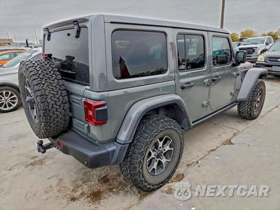 Trzecie zdjęcie samochodu z tyłu: 2020 JEEP WRANGLER UNLIMITED RUBICON VIN:1C4HJXFG9LW234328 - miniatura