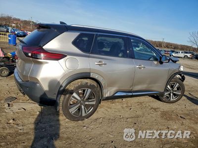 Trzecie zdjęcie samochodu z tyłu: 2021 NISSAN ROGUE PLATINUM VIN:JN8AT3DC9MW106486 - miniatura