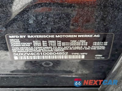 Zdjęcie 12 z 12 samochodu: 2013 BMW X5 XDRIVE35I VIN:5UXZV4C51D0B04852 - miniatura