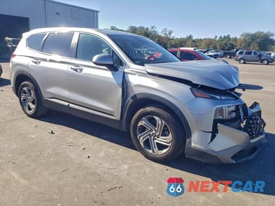 Czwarte zdjęcie samochodu z boku: 2021 HYUNDAI SANTA FE SE VIN:5NMS14AJ7MH321589 - miniatura