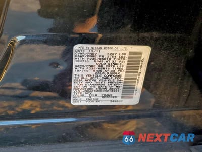 Zdjęcie 12 z 12 samochodu: 2012 NISS MURANO S VIN:JN8AZ1MW8CW213931 - miniatura