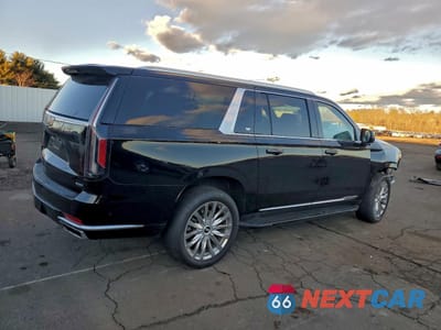Trzecie zdjęcie samochodu z tyłu: 2022 CADILLAC ESCALADE ESV PREMIUM LUXURY VIN:1GYS4KKL3NR275455 - miniatura