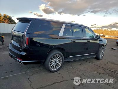 Trzecie zdjęcie samochodu z tyłu: 2022 CADILLAC ESCALADE ESV PREMIUM LUXURY VIN:1GYS4KKL3NR275455 - miniatura