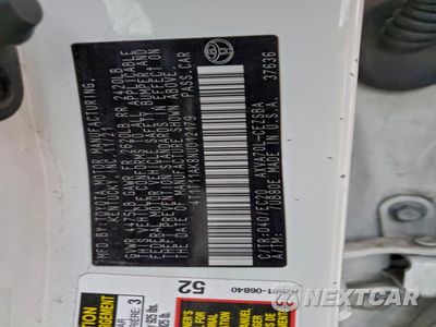 Zdjęcie 13 z 14 samochodu: 2022 TOYOTA CAMRY SE VIN:4T1T11AK8NU012179 - miniatura