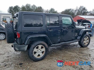 Trzecie zdjęcie samochodu z tyłu: 2011 JEEP WRANGLER UNLIMITED SAHARA VIN:1J4BA5H13BL603682 - miniatura