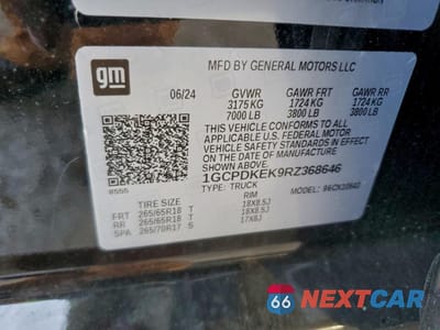 Zdjęcie 13 z 13 samochodu: 2024 CHEVROLET SILVERADO K1500 LT-L VIN:1GCPDKEK9RZ368646 - miniatura