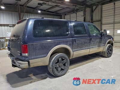 Trzecie zdjęcie samochodu z tyłu: 2001 FORD EXCURSION LIMITED VIN:1FMNU43S51EA01031 - miniatura