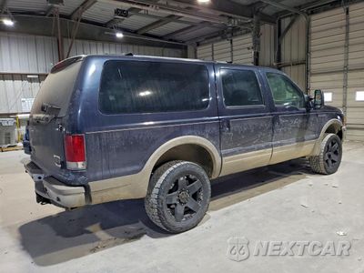 Trzecie zdjęcie samochodu z tyłu: 2001 FORD EXCURSION LIMITED VIN:1FMNU43S51EA01031 - miniatura