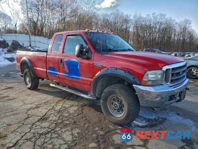 Czwarte zdjęcie samochodu z boku: 2002 FORD F350 SRW SUPER DUTY VIN:1FTSX31F12ED04954 - miniatura