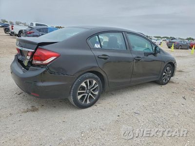 Trzecie zdjęcie samochodu z tyłu: 2013 HONDA CIVIC EX VIN:19XFB2F81DE061240 - miniatura