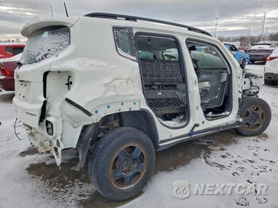 Trzecie zdjęcie samochodu z tyłu: 2019 JEEP RENEGADE SPORT VIN:ZACNJBAB0KPK82911 - miniatura