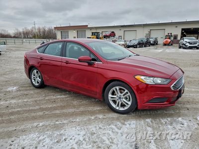 Czwarte zdjęcie samochodu z boku: 2018 FORD FUSION SE VIN:3FA6P0HD4JR217376 - miniatura